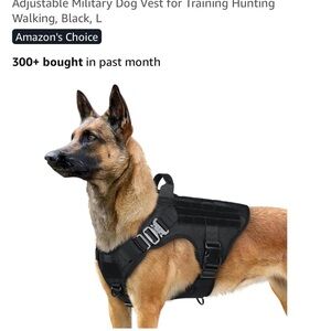 Adjustable Black Tactical harness with handle - NWOT